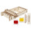 1 Set Holz-Bastelwebstuhl DIY Handstrickwebstuhl Holzwebstuhl 4