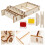1 Set Holz-Bastelwebstuhl DIY Handstrickwebstuhl Holzwebstuhl 3