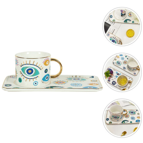 1 Set dekorativer Keramikbecher - Partybecher 1