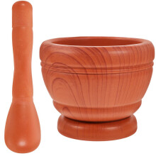 1 Set Knoblauchmörser und Stößel aus wiederverwendbarem Kunststoff