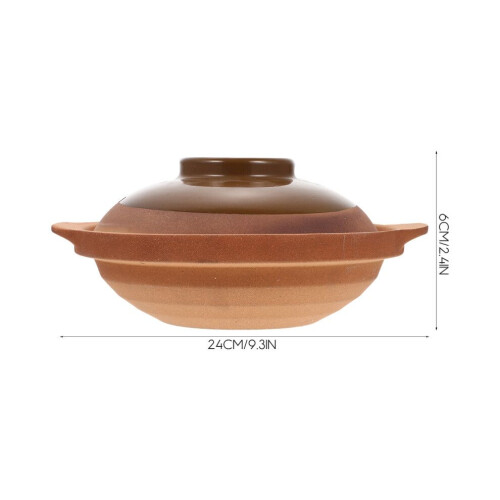 1 set ceramic casserole dish, multifunctional household pot 2