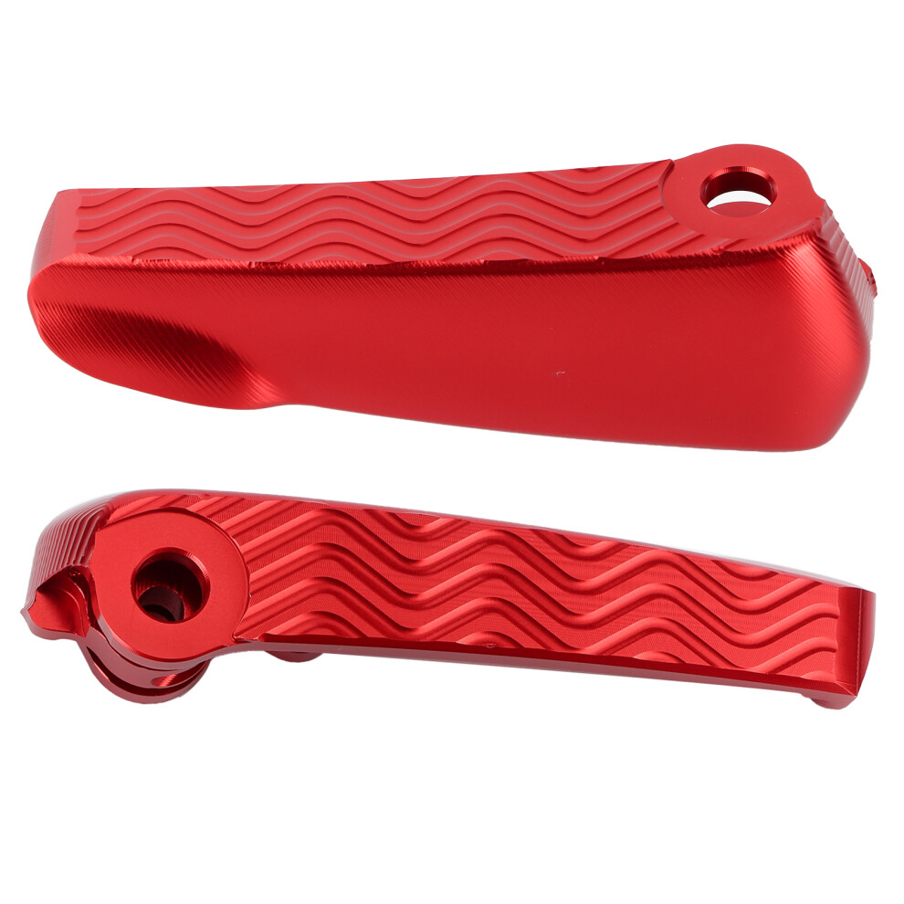 Rear Foot Pegs Pedal Pad For Vespa Gts/Gtv 125-300, Cnc Aluminum, Red 9461360257816