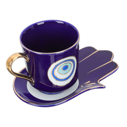 1 Set Keramik-Teetasse mit Milchbehälter 2