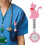 1 Dameszakhorloge met cliphanger - Design 3