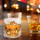 1 oregelbundet dricksglas, whiskyglas 5