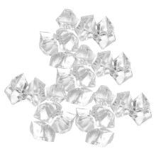 1 set witte kristallen steentjes 18x25 mm voor aquarium, plantenpot,