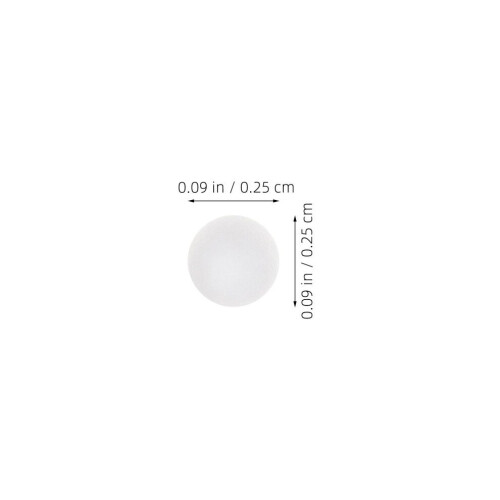 1 sachet de mini boules de polystyrène blanc (100 g) pour décorations de Noël 2