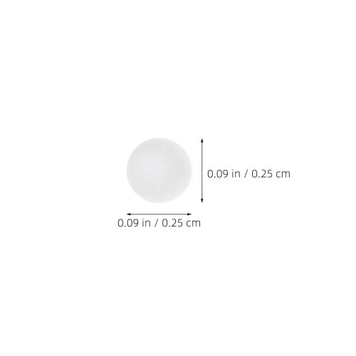1 sachet de mini boules de polystyrène blanc (100 g) pour décorations de Noël 1