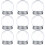 10 bolas de nieve DIY de 150 ml con tapas de rosca 1