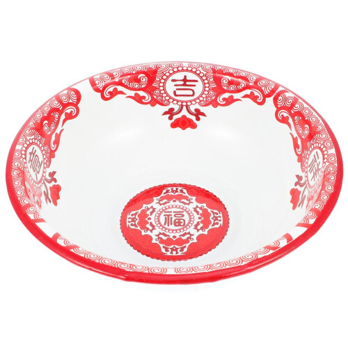 1 vintage enamelled bowl, thickened, for soup and storage