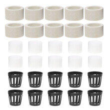 10 einfache Pflanzbecher für Wasserpflanzen mit Pflanzschwämmen