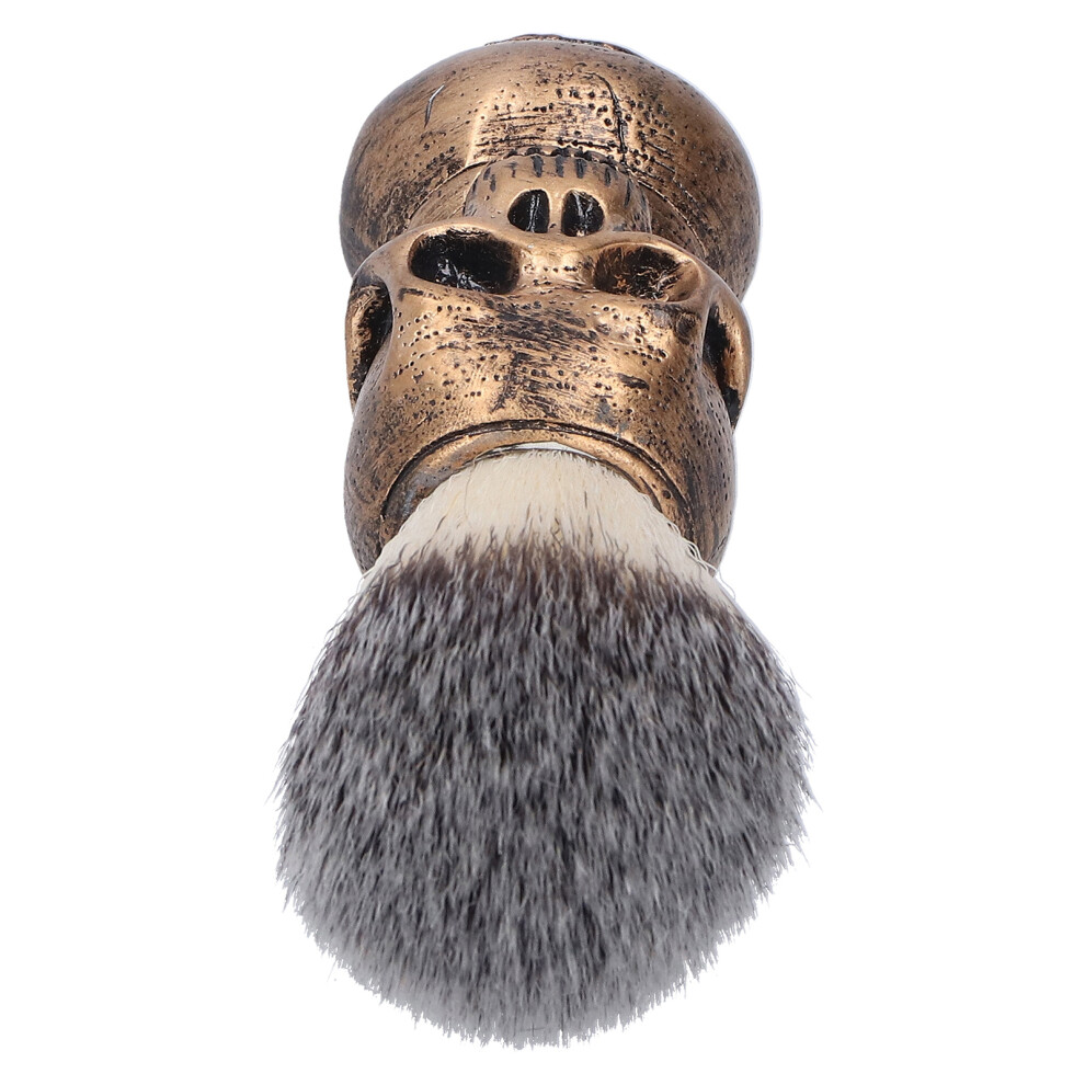 Portable Nylon Facial Cleaning & Shaving Brush for Men, Travel Ready