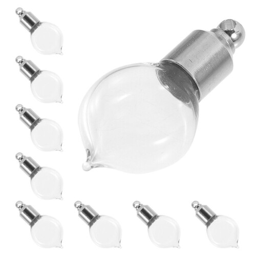 10 Mini-Anhänger aus Treibflaschen