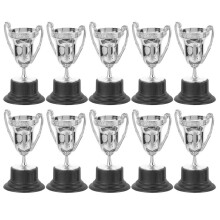 10 Mini-Plastiktrophäen, Belohnungen, Geschenke für Kinder