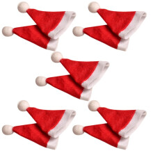 10 lollyhoedjes, kerstmutsjes, mini-hoedjes om zelf te maken, snoepset