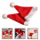 10 gorros de piruleta, gorros de Papá Noel, mini gorros DIY, set de dulces 5