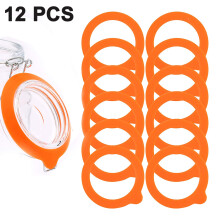 Joints hermétiques en silicone pour bocaux en verre, joints de rechange pour boîtes à large ouverture, étanches, universels, pour la conservation