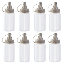 Mini frasco de azeite com bico dosador, recipiente portátil para molhos com design à prova de derramamento, ideal para churrascos ao ar livre,