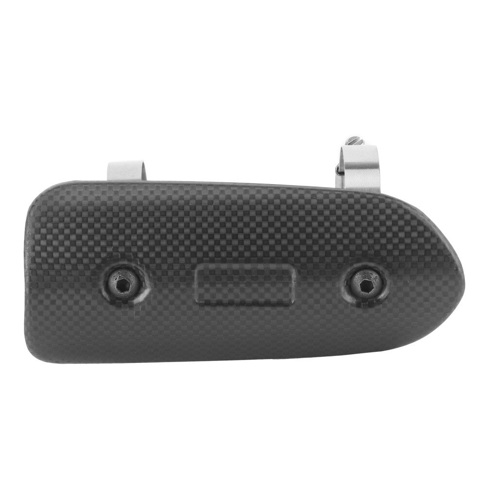 Kawasaki Compatible Dry Carbon Fiber Exhaust Heat Shield Guard - Universal Fit 4001360266101