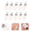 10 transparente 10W E14 220V Kerzenlichter 5