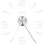 Modern Silver Wall Clock Sticker Decor for Home and Office Spaces 1