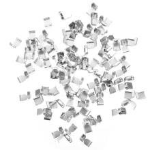 100 clips para cordones de zapatos, cierres duraderos, repuesto para zapatos