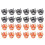 100 cake boxes with hollow interior, -orange 3
