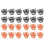 100 cake boxes with hollow interior, -orange 2
