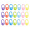 100 knitting and crochet thread counters with safety lock, clips 3