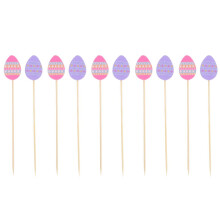 100 houten cocktailprikkers voor dessert en Pasen