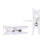 100 stuks decoratief wit hout 2