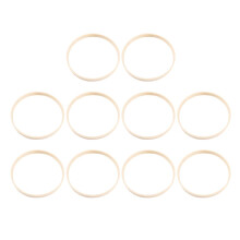 10 bestickte Bambusringe, 30 cm, für DIY-Kreuzstichprojekte, Heimwerkstatt