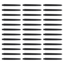 100 piezas de ejes de dardos de plástico negro, accesorios para juegos de dardos