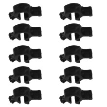 10-teiliger Helmlichtkabelclip, Taschenlampenkabelhalter