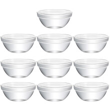 10 små stapelbara skålar för sallad, dessert och pudding
