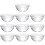 10 Small Stackable Bowls for Salad, Dessert, and Pudding 1