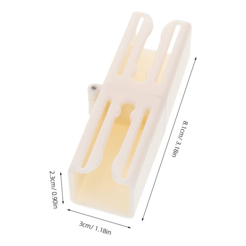 10 conectores de plástico para rieles de cortina para techos y ventanas. 1