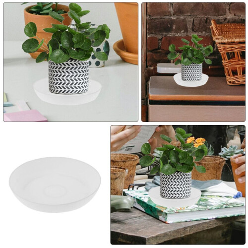 10 platillos de plástico para macetas universales 2