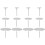 12 decorative nails for baking cakes and cupcakes 3
