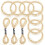 12 Glitter Threads Gold Polyester For Crafting 2