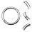1 piece cattle nose ring livestock pulling tool silver 5