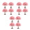 12 künstliche Mini-Simulationsblumenmodelle 4