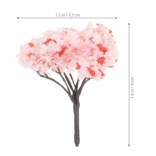 12 st mini körsbärsblomsträd till dockhusmikro 2