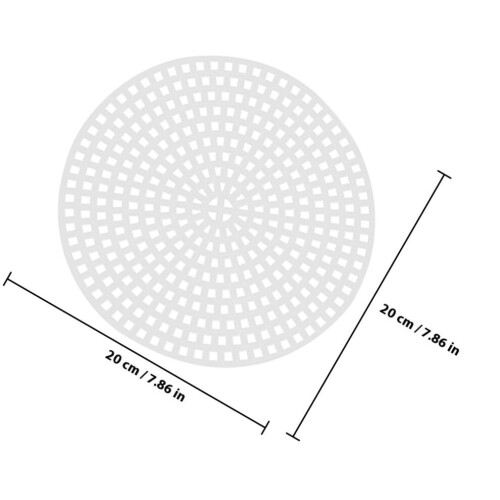 12 vellen kruissteek rasterkarton, weefsteek, plastic 1