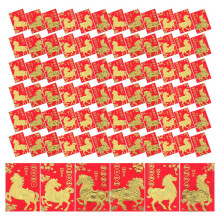 120 rote vietnamesische Hong Bao 2026 Jahr des Pferdes Li Xi