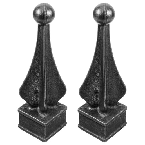 2 - einddecoratie, eindkap voor buitenhek