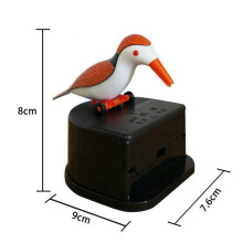 Automatischer Vogelschnabel-Spießspender aus ABS 7,6*9*8,6 cm Tischaufbewahrung