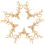 15 gouden kerstzakclips 2