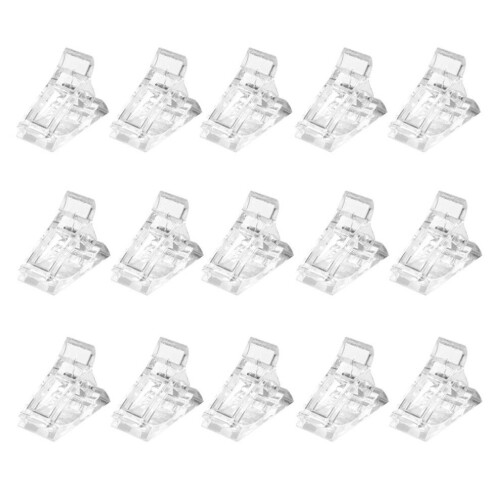 15-piece nail clip manicure attachment, plastic