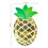 16-teiliges Ananas-Party-Papierset 2